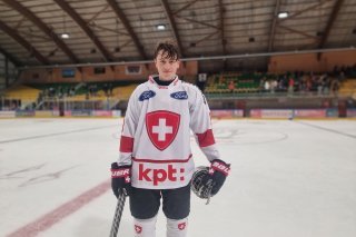 Théo Vouardoux a eu le privilège de porter le maillot de l'équipe de Suisse devant ses proches